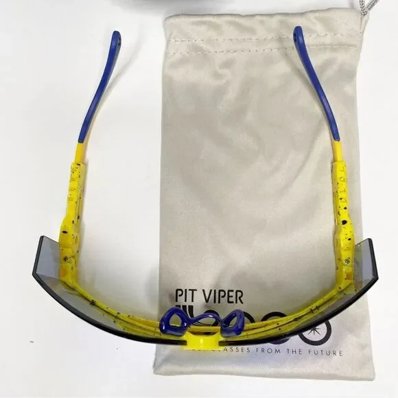 Pit Viper 2000 The Montucky Coldsnacks turquoise sunglasses with case/box. NWT - Picture 5 of 9